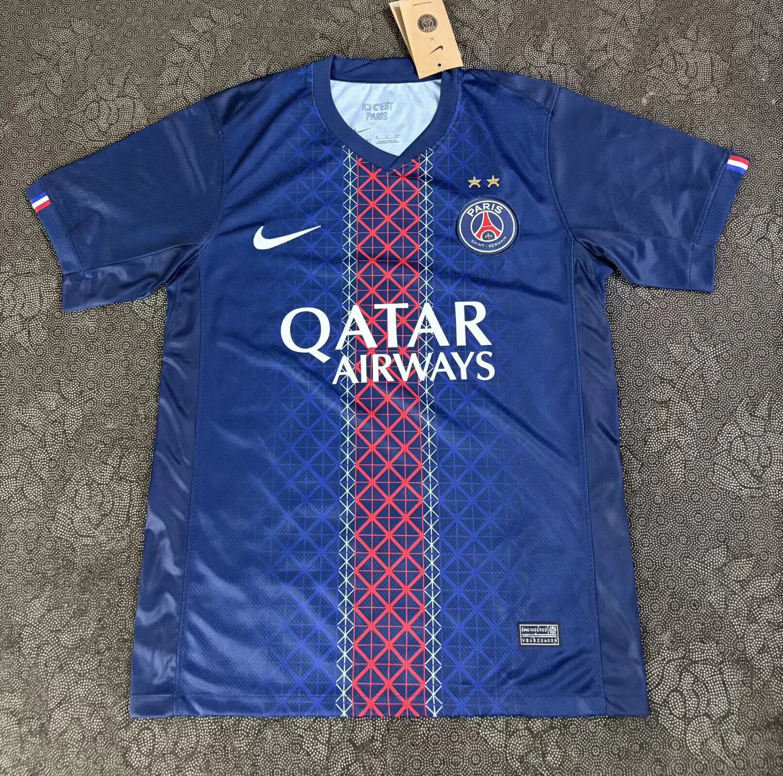 AAA Quality Paris St Germain 25/26 Home Two Stars Soccer Jersey